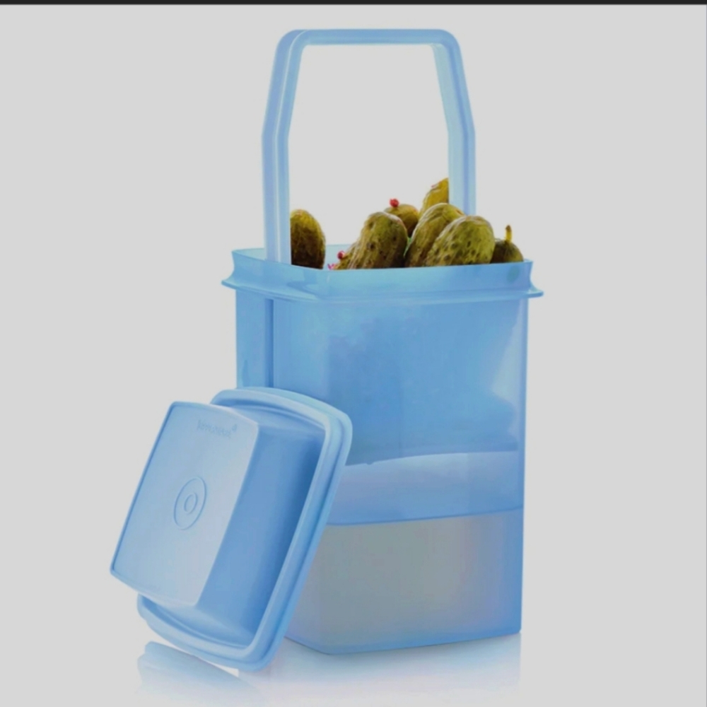 TUPPERWARE Pic A Deli Container Blue